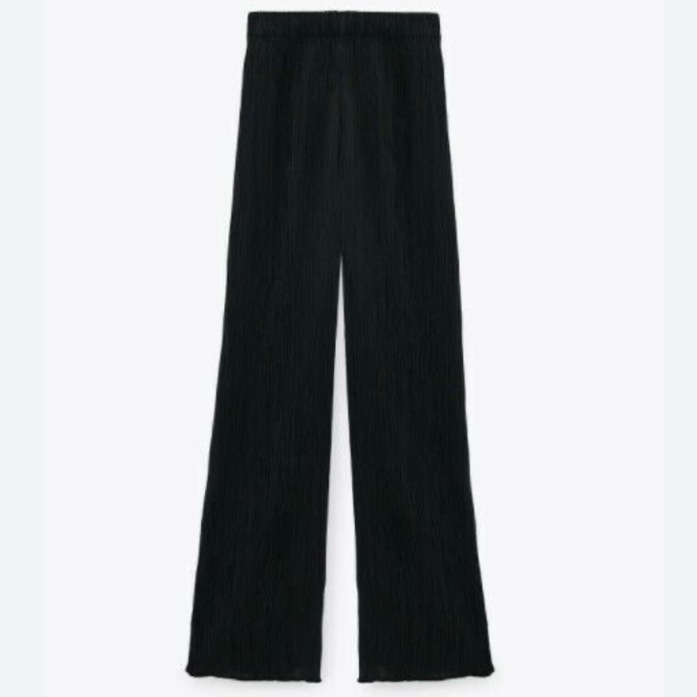 Zara pleated flowy pants